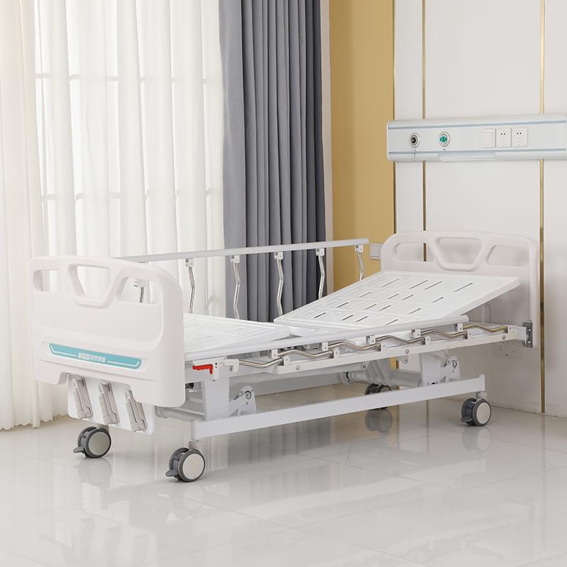 Manual Three-Crank Hospital Bed Comfort & Care Simplified