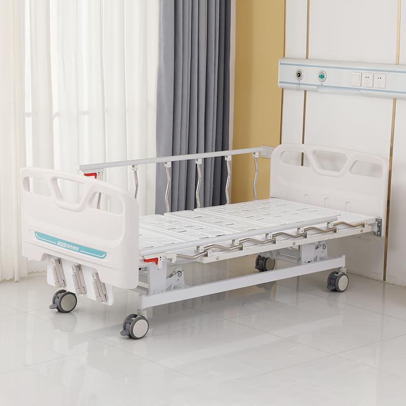 Manual Three-Crank Hospital Bed Comfort & Care Simplified