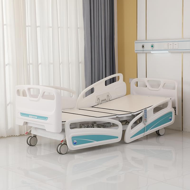 Wooden Electric Five Cranks Hospital Bed Comfort Meets Aesthetics