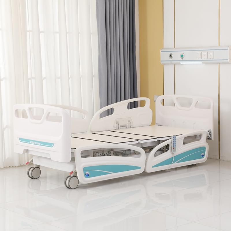 Wooden Electric Five Cranks Hospital Bed Comfort Meets Aesthetics