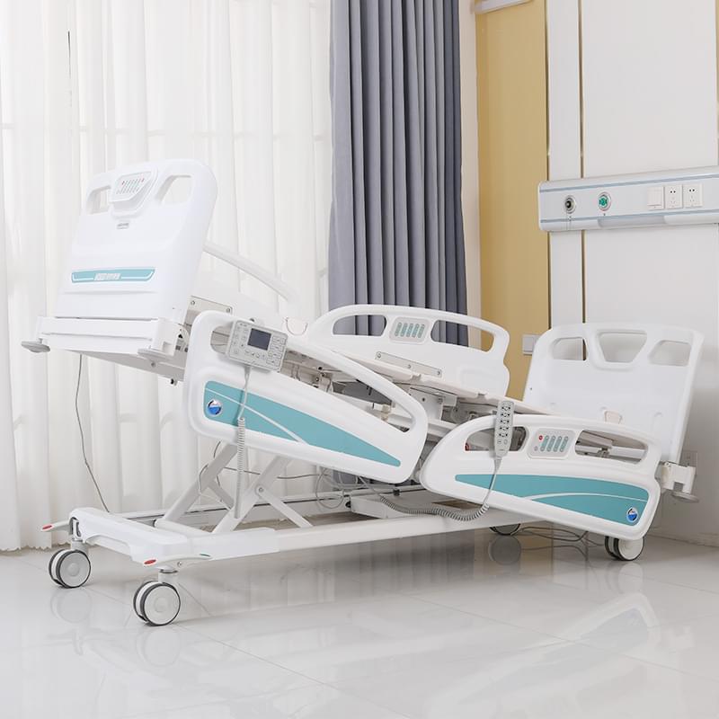 Electric Five Cranks Hospital Bed Ultimate Patient Care Solution